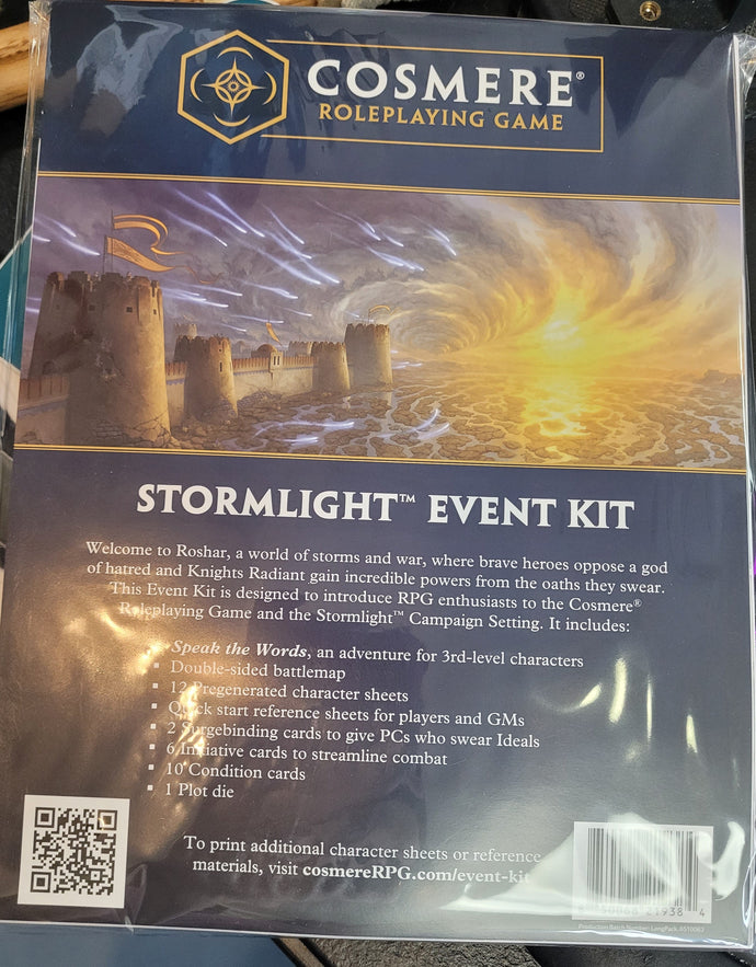 Cosmere Rpg: Stormlight Archives - Event Kit