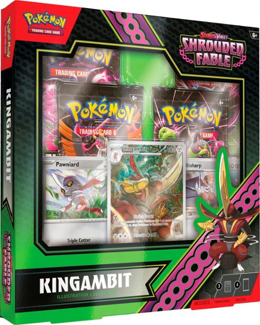 Pokemon Tcg: Scarlet And Violet Shrouded Fable: Kingambit Illustration Collection - Release Date: 08/02/2024