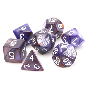 7Pc Rpg Set - Copper And Purple Alloy