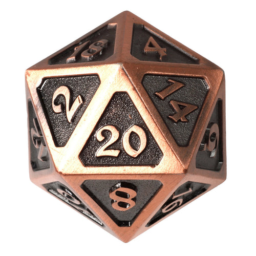 Dire d20 - Mythica Battleworn Copper