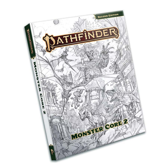 Pathfinder Rpg (2E): Monster Core 2 (Sketch Cover)