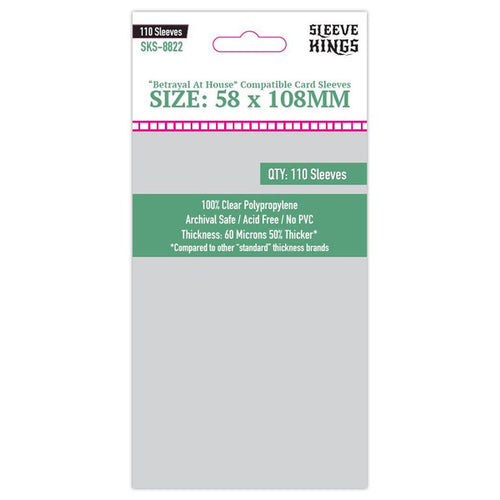 Deck Protector: Betrayal At House Compatible 58 X 108Mm (110)