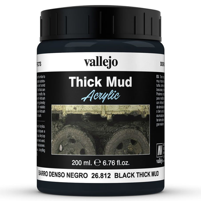 Diorama Fx: Mud: Black Thick Mud (200Ml)