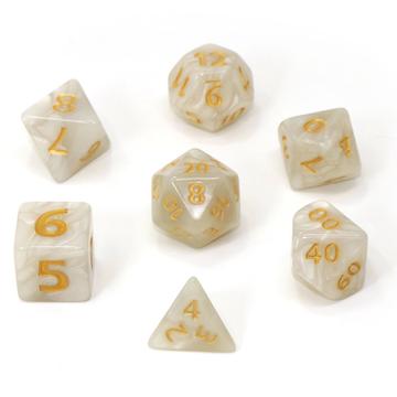Die Hard Dice - Mega Dice - Pearl Swirl W/ Gold