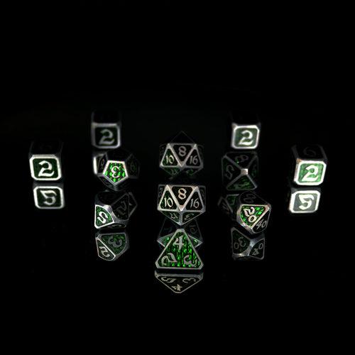 11 Piece RPG Set - Drakona Ventus Chloros