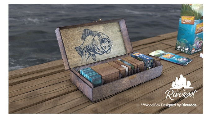Tournament Fishing: Angler All-in Pledge - Wooden Box