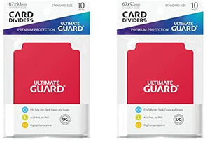 Card Dividers Standard Size Red