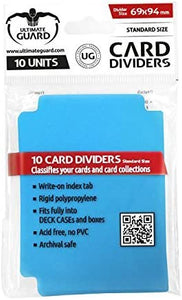Card Dividers Standard Size Blue