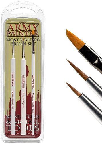 Army Painter, Most Wanted Brush Set (3)