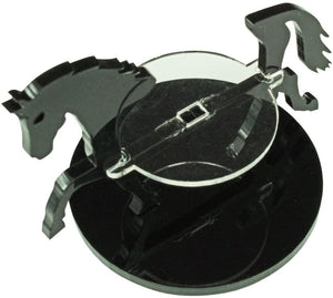 Warhorse Character Mount With 50Mm Circular Base Black