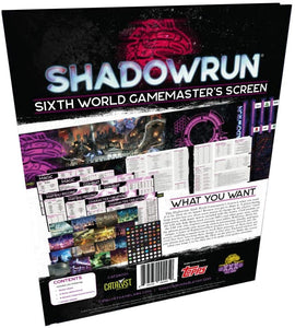 Shadowrun 6E: Gamemaster Screen