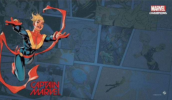 Marvel Champions Lcg: Captain Marvel Game Mat