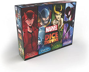 Dice Throne: Marvel 4-Hero Box (Scarlet Witch, Thor, Loki, And Spider-Man)