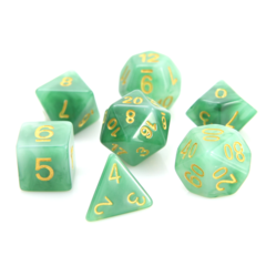 RPG Set Jade with Gold numbers