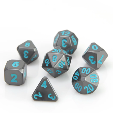 Die Hard Dice - Forge Dice - Gunmetal Teal