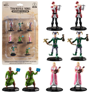 Monster Townsfolk Minis: Painted Entertainer Collection (8 Pack)
