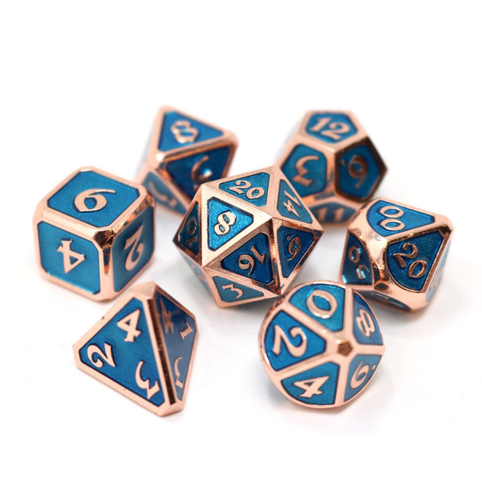 Die Hard Dice - Mythica Copper Aquamarine