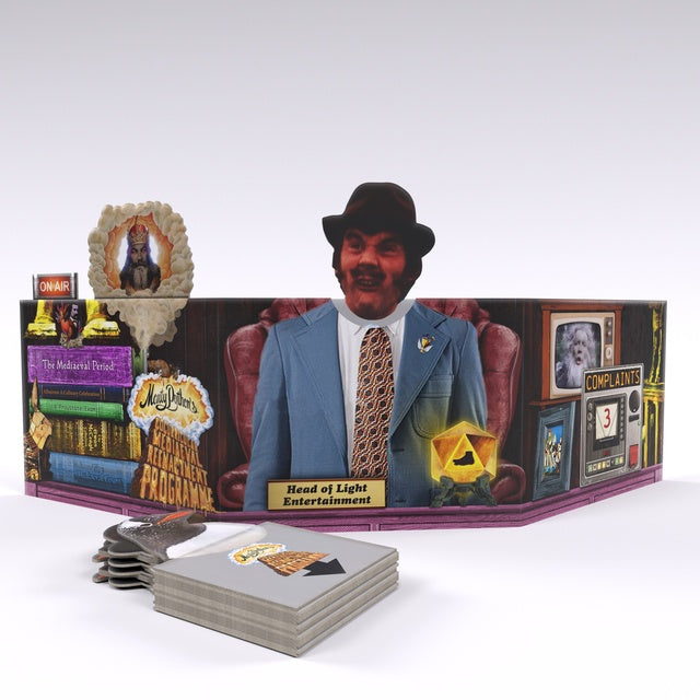 Monty Python’s Cocurricular Mediaeval Reenactment Programme - Head Of Light Entertainment Screen With 18 Interchangeable HOLE Cards