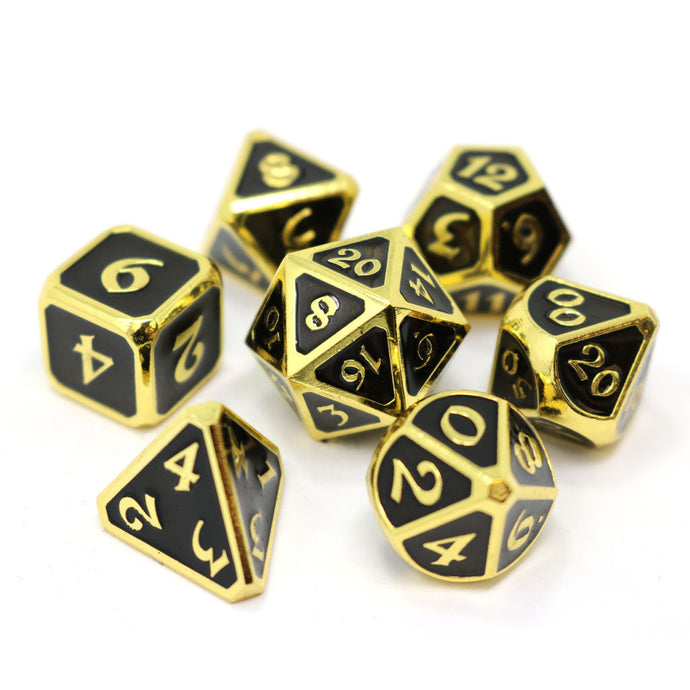 7Pc Rpg Set - Mythica Gold Onyx