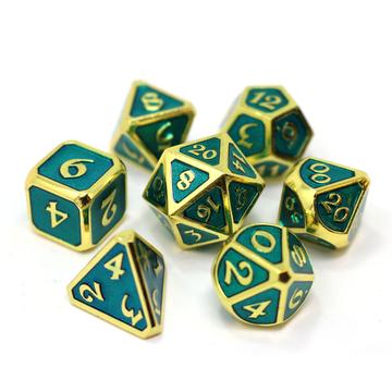 Die Hard Dice - Mythica Gold Aquamarine