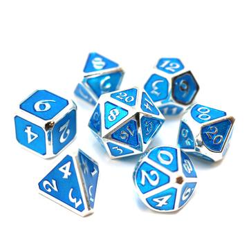 Die Hard Dice - Mythica Platinum Aquamarine