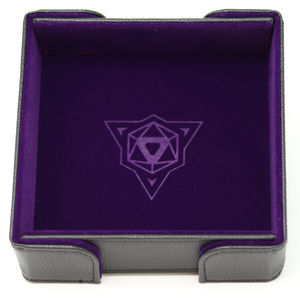 Die Hard Dice - Magnetic Square Tray w/ Purple Velvet