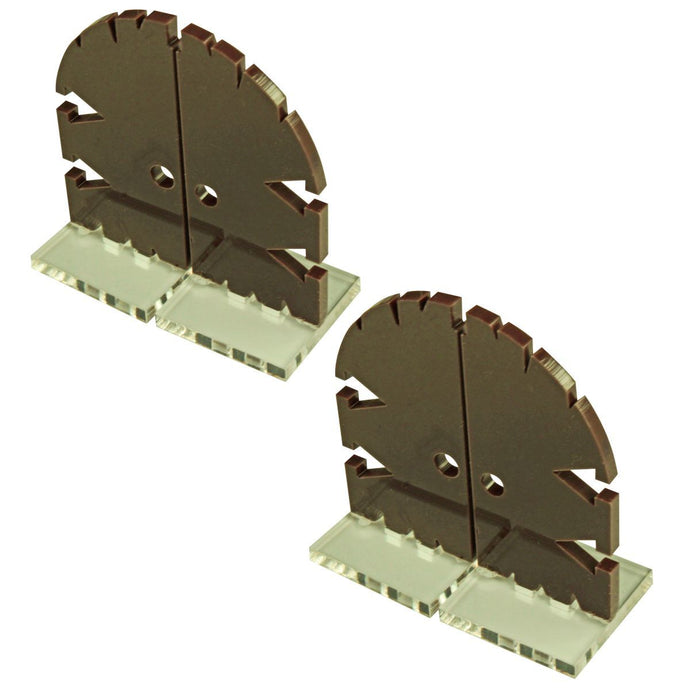 Door Markers Large Brown (4)