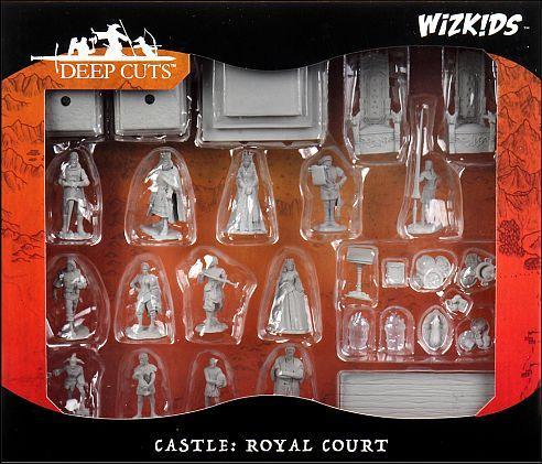 Wizkids Deepcuts Unpainted Miniatures: W12 Towns People: Castle I