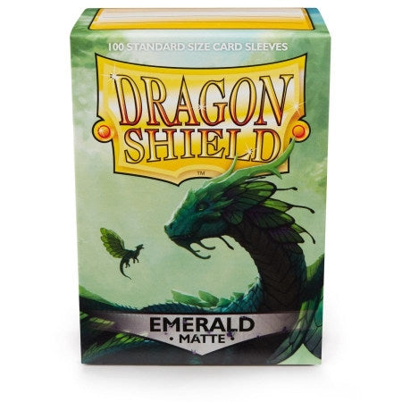 Dragon Shield Sleeves: Mat Emerald (Box Of 100)