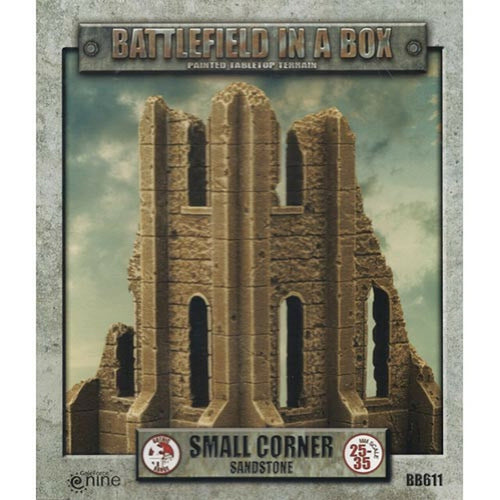 Battlefield In A Box: Gothic Battlefields: Sandstone: 30Mm Small Corner
