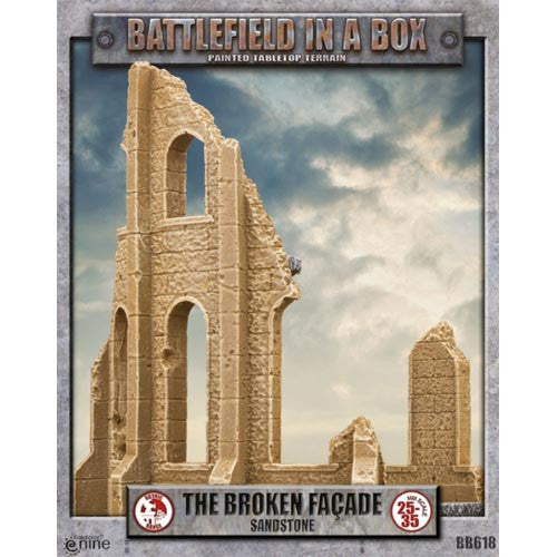 Battlefield In A Box: Gothic Battlefields: Sandstone: 30Mm The Broken Facade