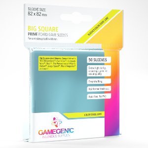 Gamegenic Prime Board Game Sleeves: Big Square (Lime)