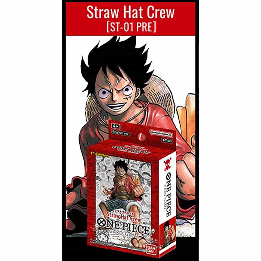 One Piece Tcg: Straw Hat Crew Starter Deck [St-01] Release 12-2-22
