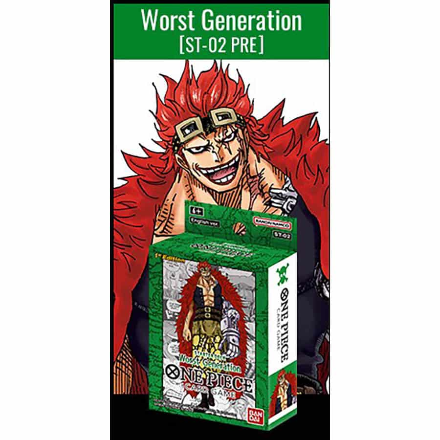 One Piece Tcg: Worst Generation Starter Deck [St-02] Release 12-2-22