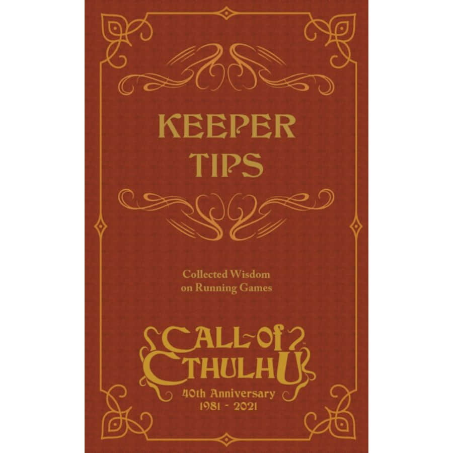 Call Of Cthulhu Rpg: Keeper Tips Book: Collected Wisdom