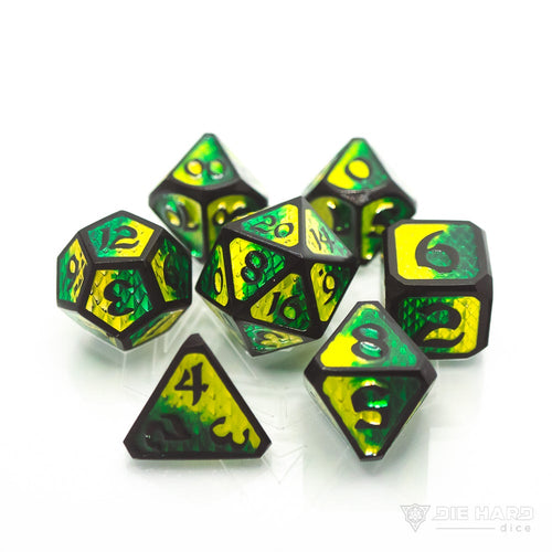 7 Piece Rpg Set - Drakona Embers Bacu
