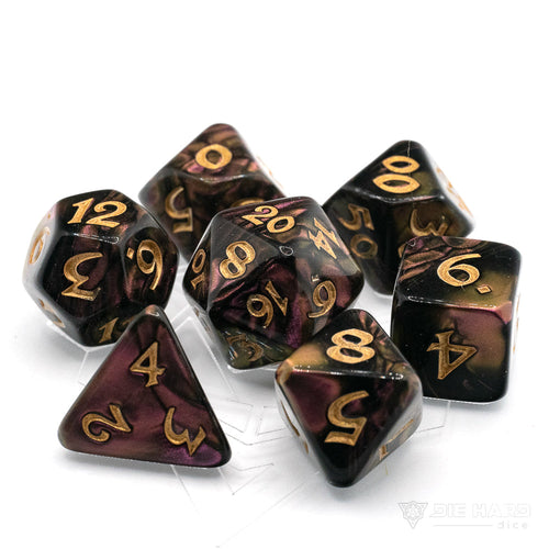 7 Piece RPG Set - Elessia - Dagda with Gold