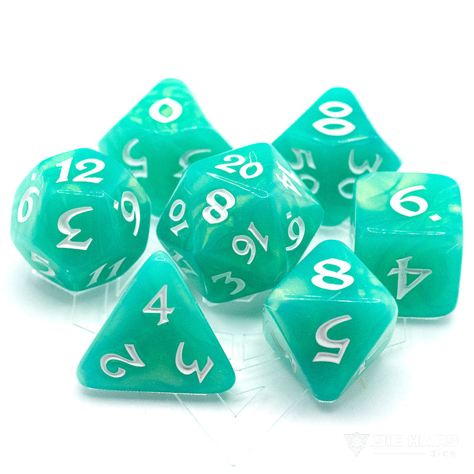 7 Piece RPG Set - Elessia - Shady Vale with White