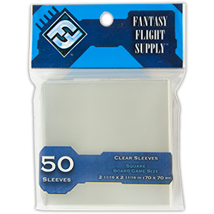 Ffg Square Board Game Sleeves 50 Blue
