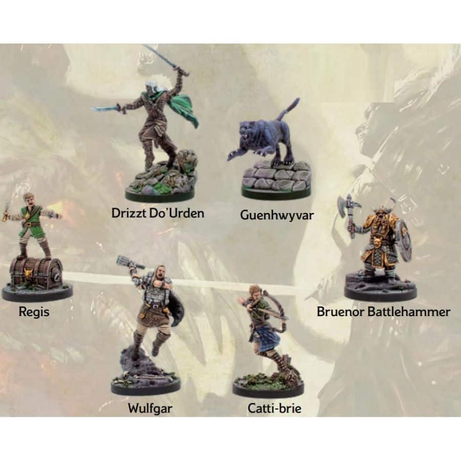The Legend Of Drizzt: Companions Of The Hall (6 Figurines)