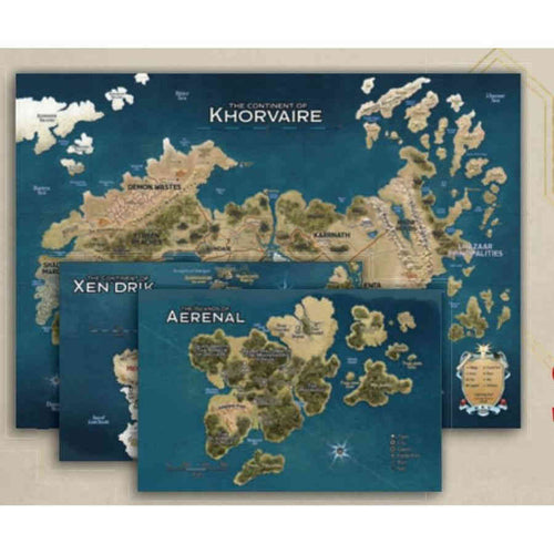 Dungeons And Dragons: Eberron - Rising From The Last War - Khorvaire Map Set
