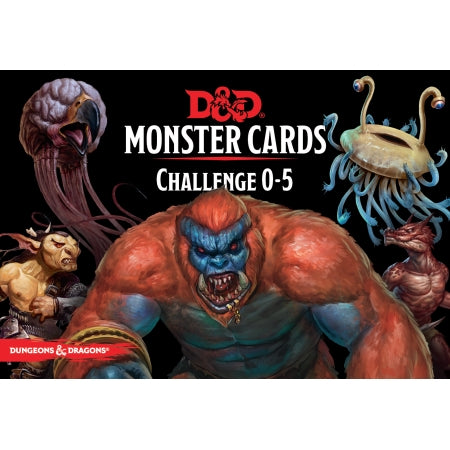 Dungeons And Dragons: Monster Cards - Challenge Deck 0-5