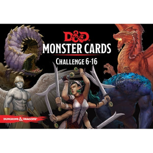 Dungeons And Dragons: Monster Cards - Challenge Deck 6-16