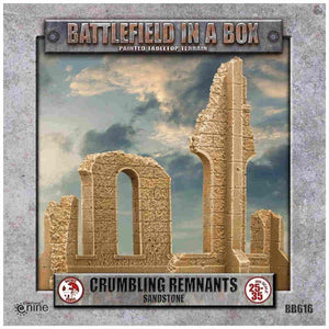 Battlefield In A Box: Gothic Battlefields: Sandstone: 30Mm Crumbling Remnants