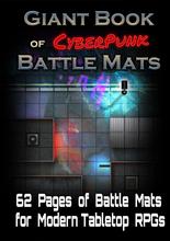 Battle Mat: Big Book Of Cyberpunk Battle Mats