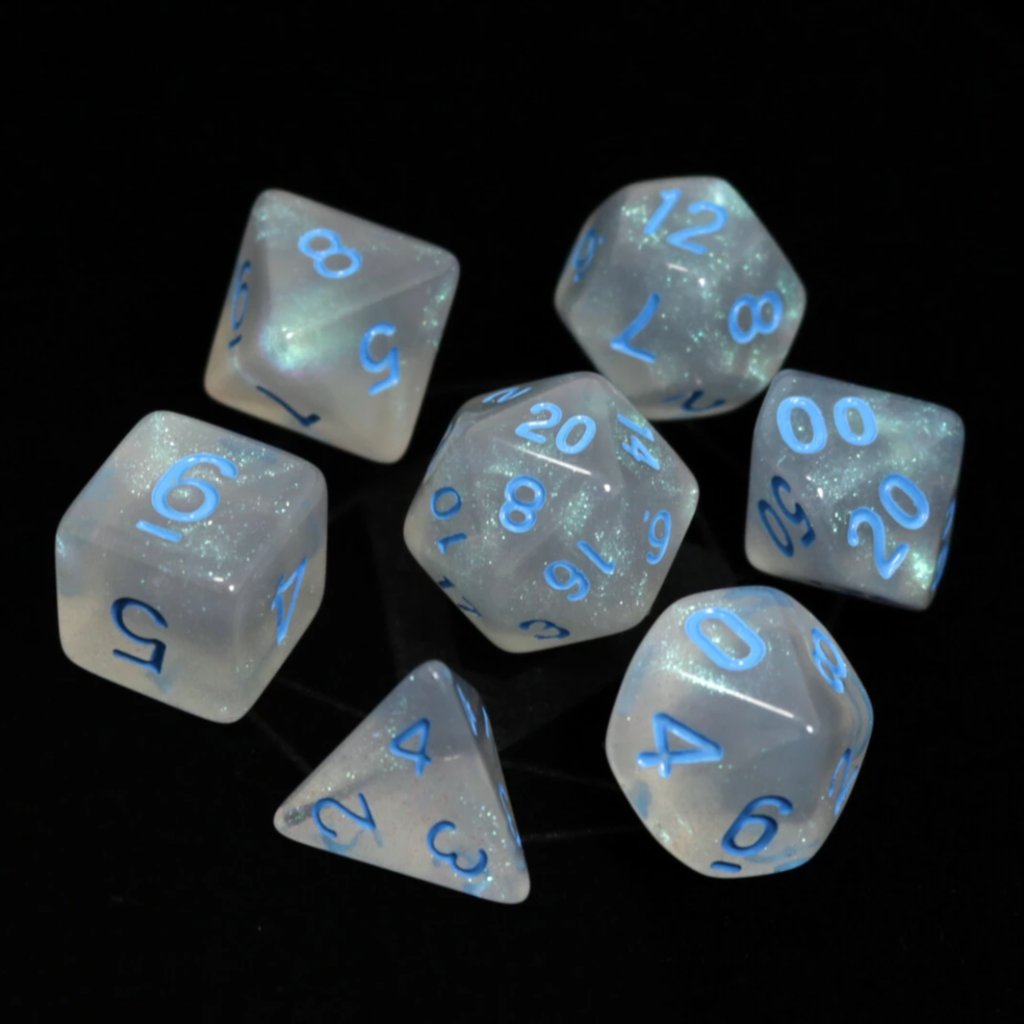 Rpg Set - Glacial Moonstone With Blue
