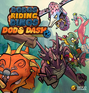 Dodos Riding Dinos - Dodo Dash (Base Game With Sleeves + Foam Projectiles) Preorder