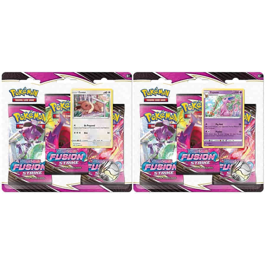 Pokemon Tcg: Sword And Shield Fusion Strike Three-Booster Blister