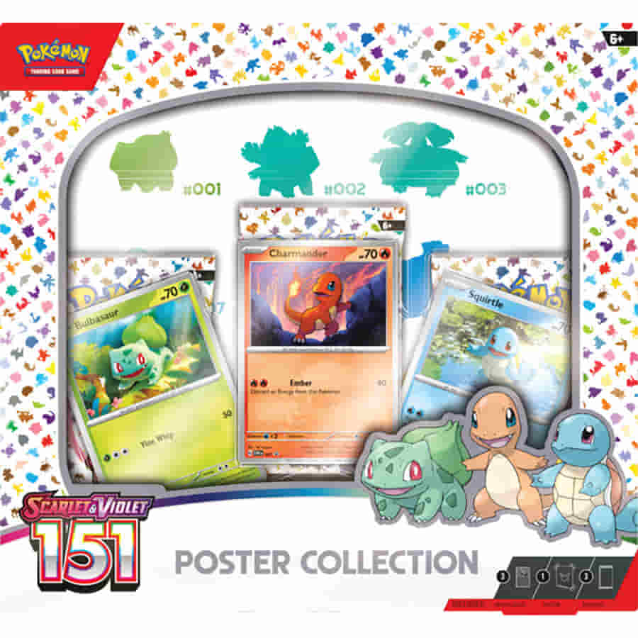 Pokemon Tcg: Scarlet And Violet: 151 Poster Collection Release Date: 09/22/2023