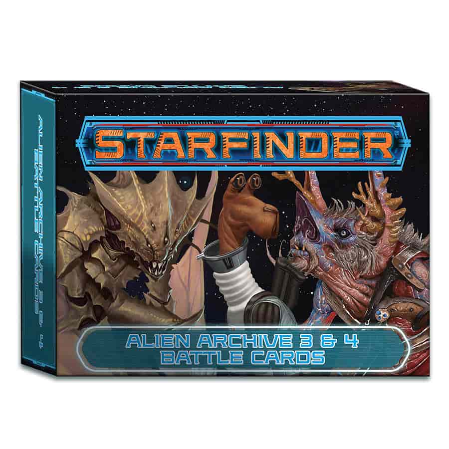Starfinder Rpg: Alien Archives 3 And 4 Battle Cards